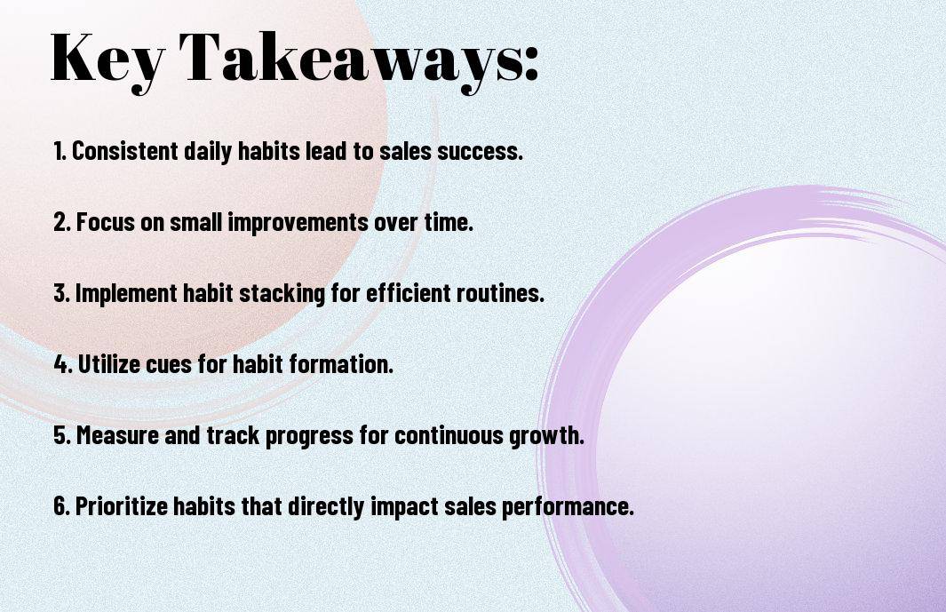 atomic habits for boosting sales dsu