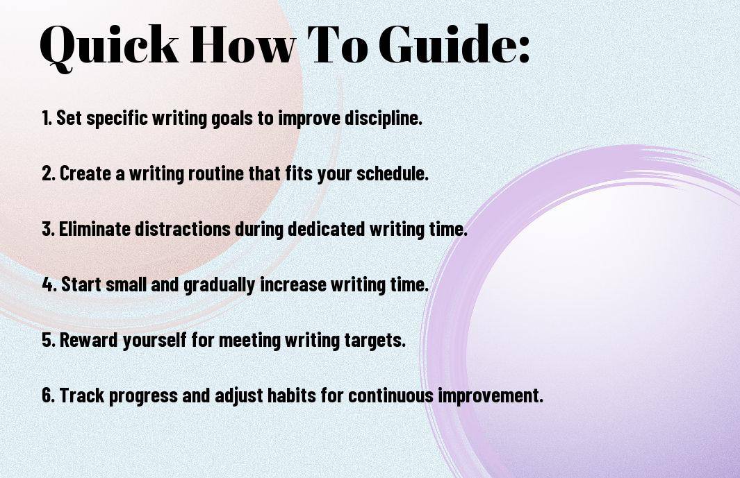 atomic habits for writers enhancing writing discipline zbw