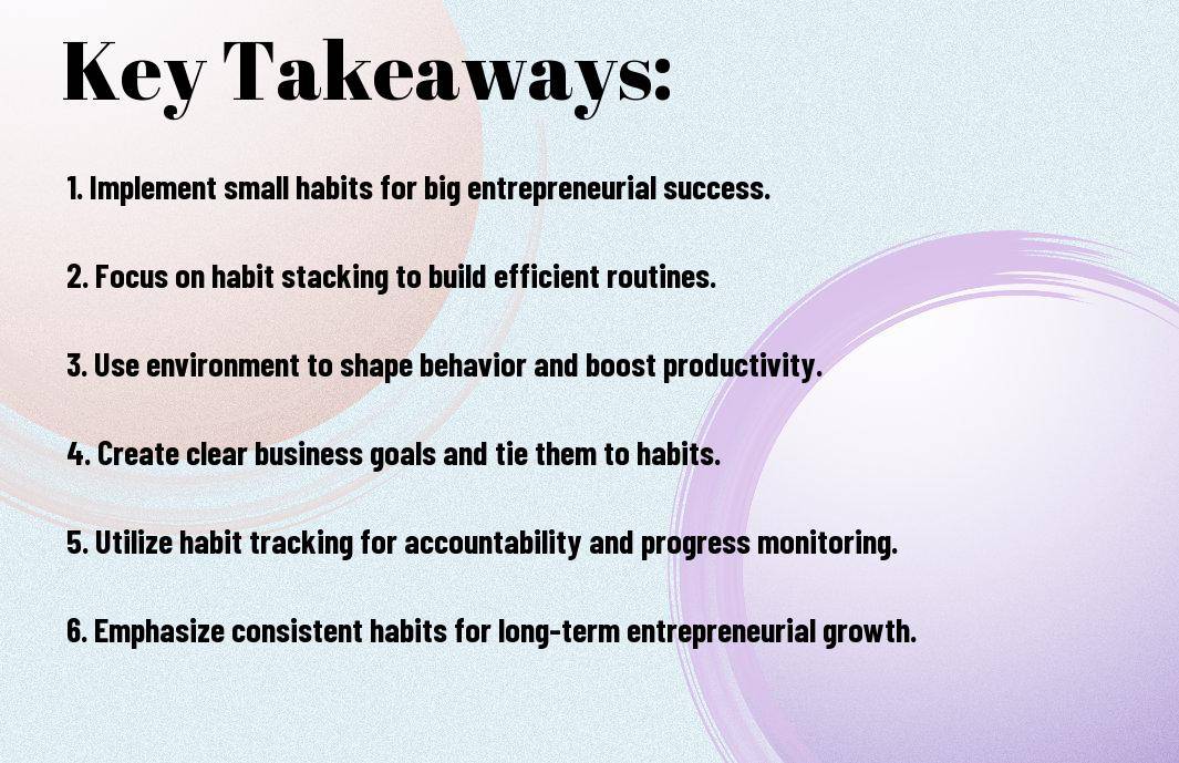 atomic habits strategies for entrepreneurs tmv