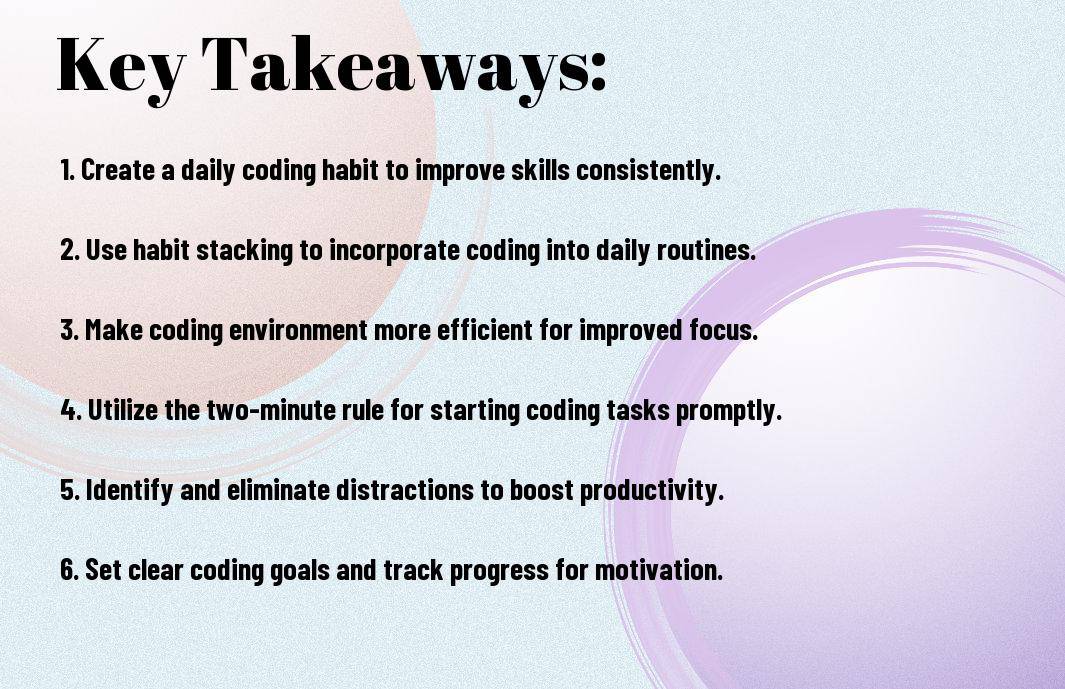 atomic habits techniques for software developers efficiency eue