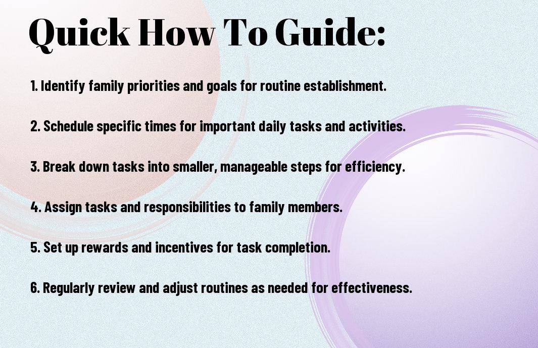 creating effective household routines for busy families ino