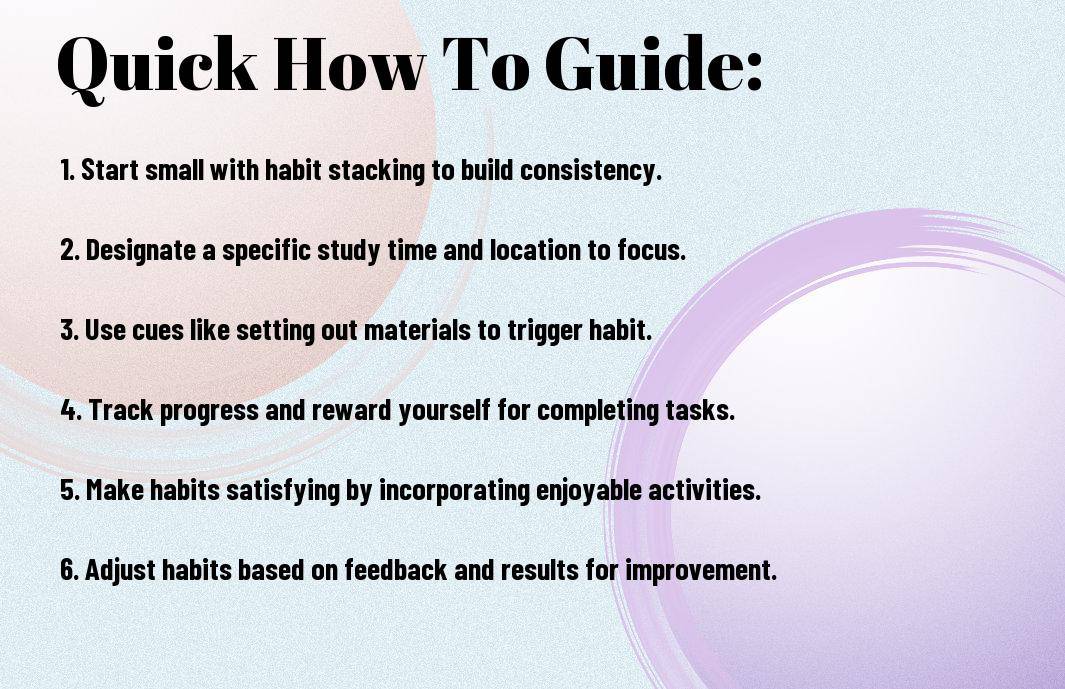 atomic habits for students enhancing study routines ypo