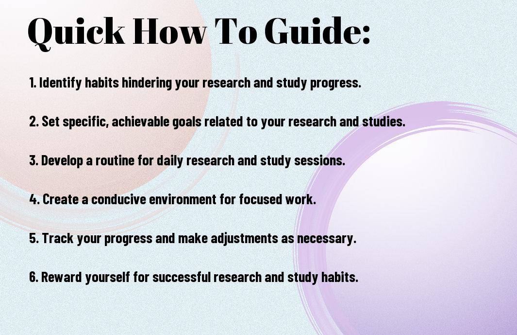 habitual research and study management for grad students jdp