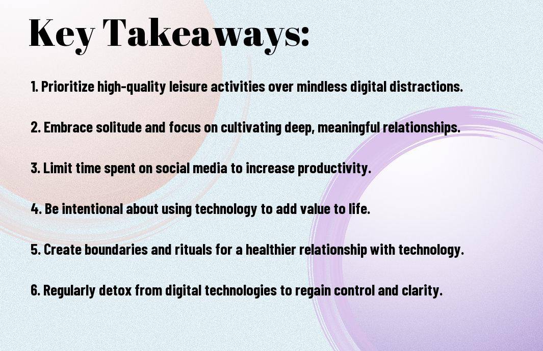 reducing digital distractions cal newports minimalist strategy lap