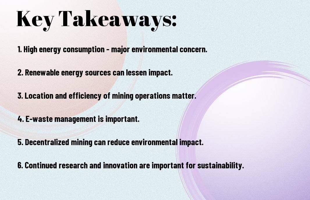 environmental impact of cryptocurrency mining challenges solutions