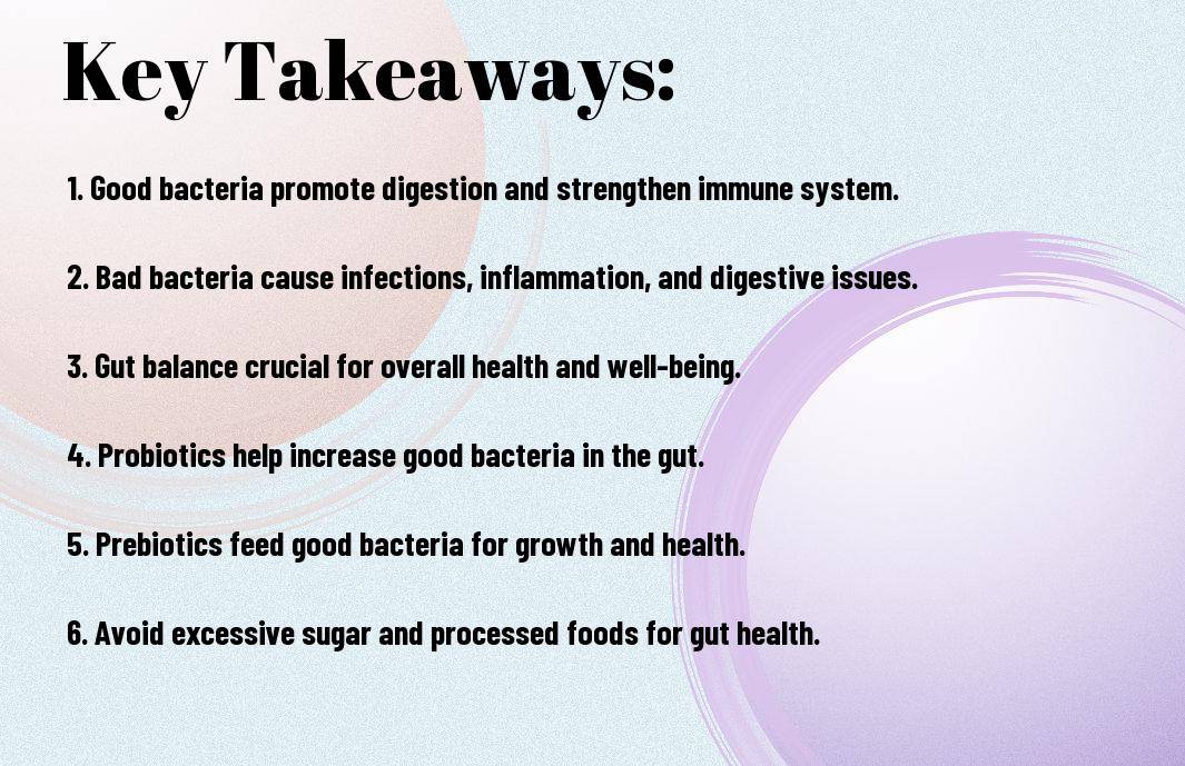 balancing good and bad bacteria in gut ays