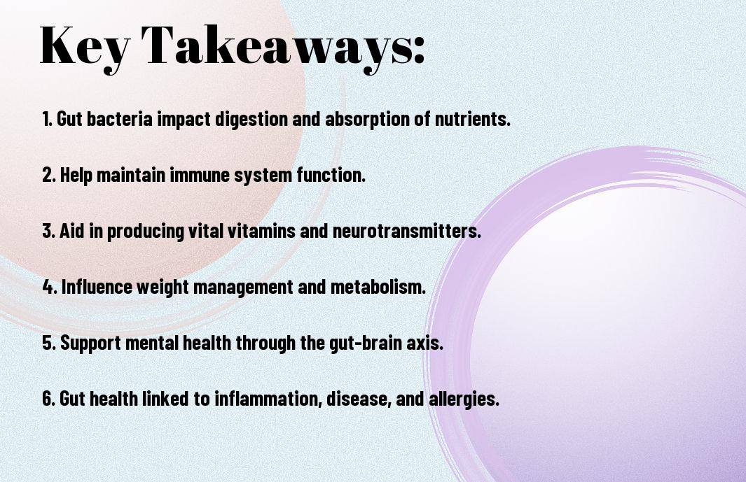 role of gut bacteria in overall health ykj